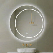 Mirror LED γύρο 60cm Touch Feronia System Disrosting