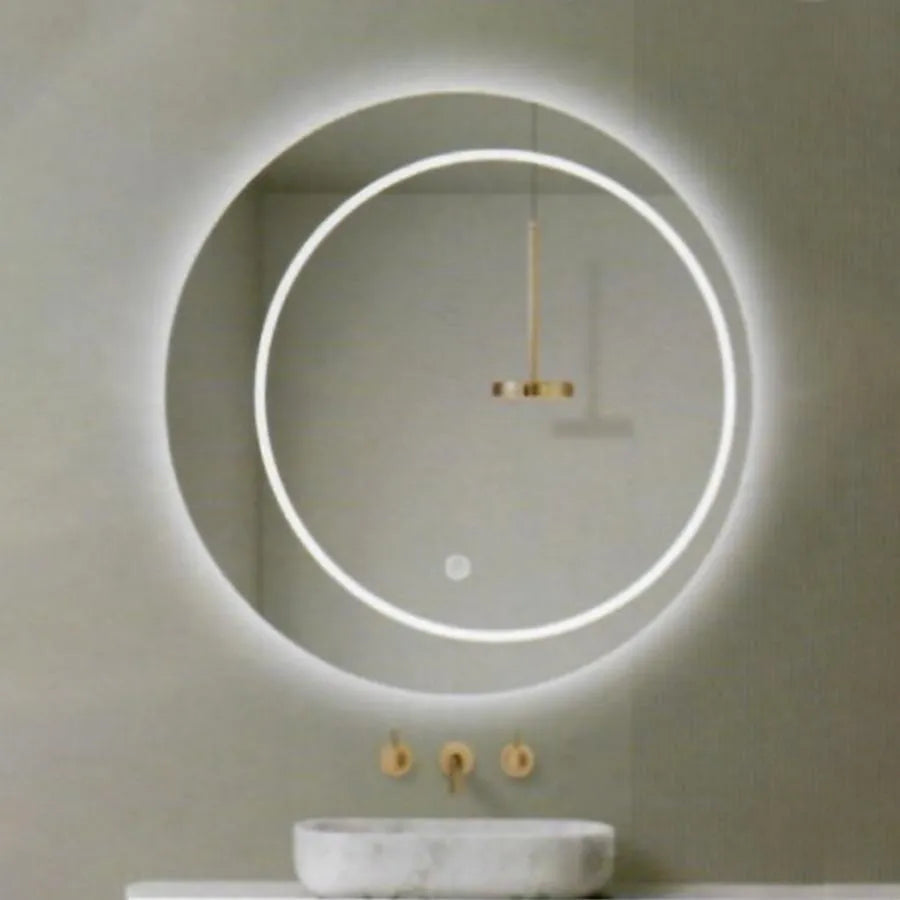 Mirror LED γύρο 60cm Touch Feronia System Disrosting