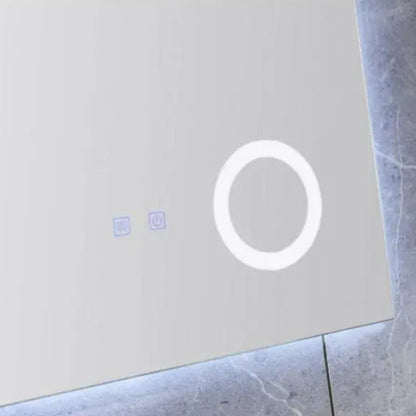 Mirror LED ορθογώνια 60x80cm Linea Touch System Dimable Cosmetic Lup