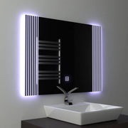 Mirror LED ορθογώνια 80x60cm Πλαίσιο Infinity Basic Touch
