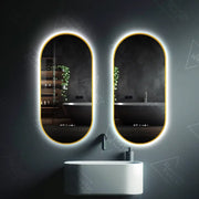 60x80cm Οβάλ LED Mirror Επιστρέφει το σύστημα απόψυξης του συστήματος Marcello Dimable ρολογιού
