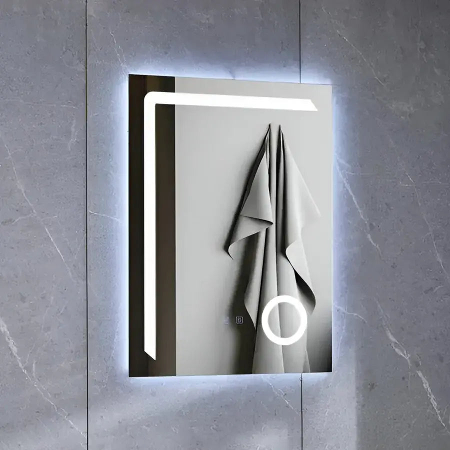 Mirror LED ορθογώνια 60x80cm Linea Touch System Dimable Cosmetic Lup