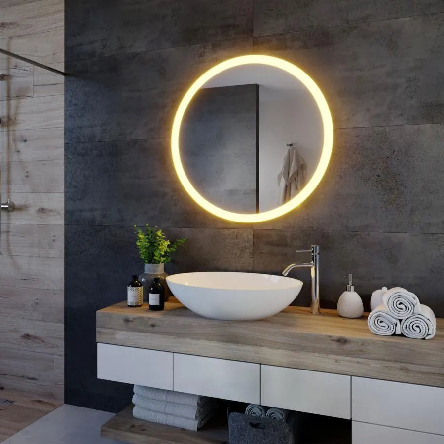 Mirror LED Touch Rotunda, 50x50cm