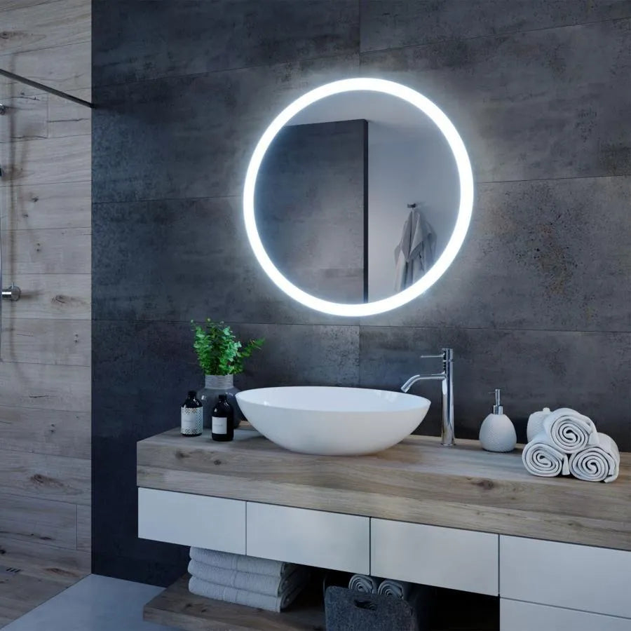Mirror LED Touch Rotunda, 50x50cm