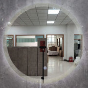 Mirror LED γύρο 60cm επαφή με σύστημα απενεργοποίησης