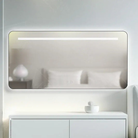 LED Touch Estassia Mirror, Σύστημα Απενεργοποίησης, 110x65 CM, Συλλογή Marcello Funghi
