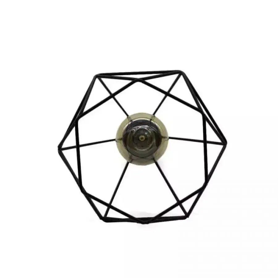 Σχήμα Polust Diamond, Struktur, 3xe27, μαύρο, μέταλλο