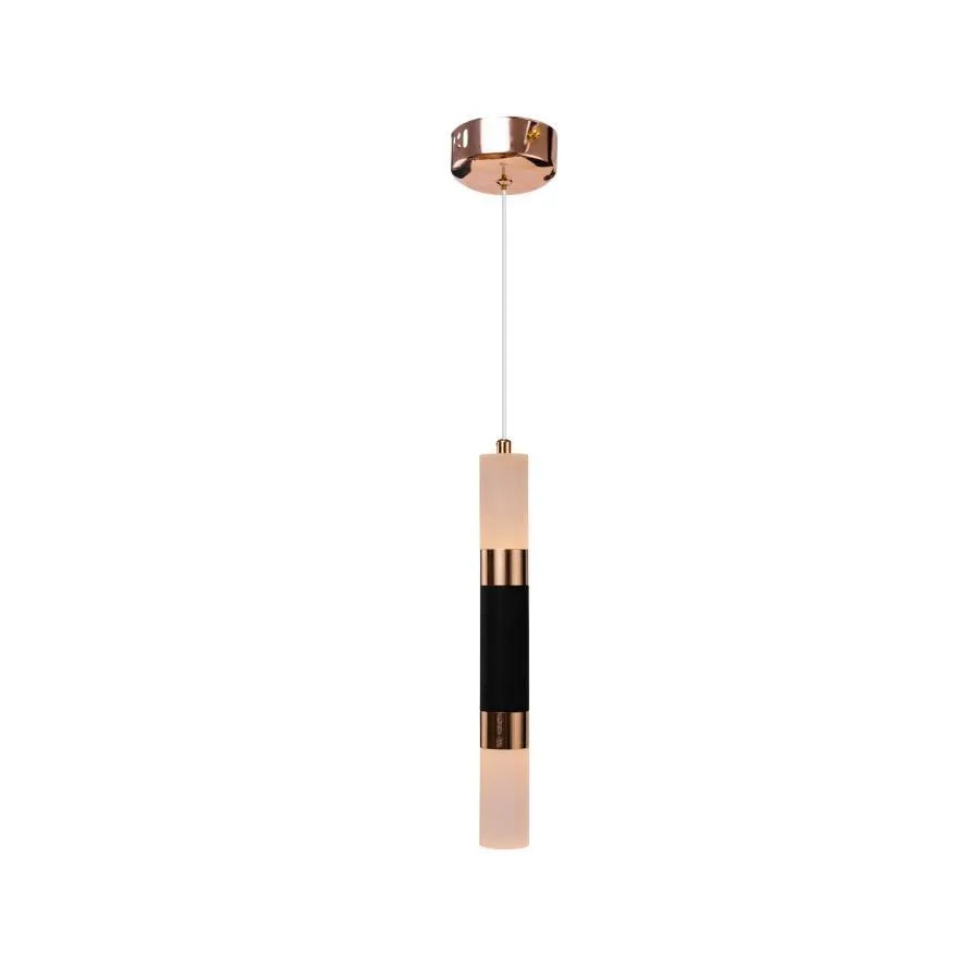 Το LED Adam, 14W, ακρυλικό και μέταλλο, μαύρο με χρυσό/ζεστό/ουδέτερο φως