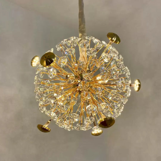 Crystal Arthur 99W Golden LED μενταγιόν Μοντέρνο Candelabra Προεπιλεγμένος τίτλος Alessandro Design