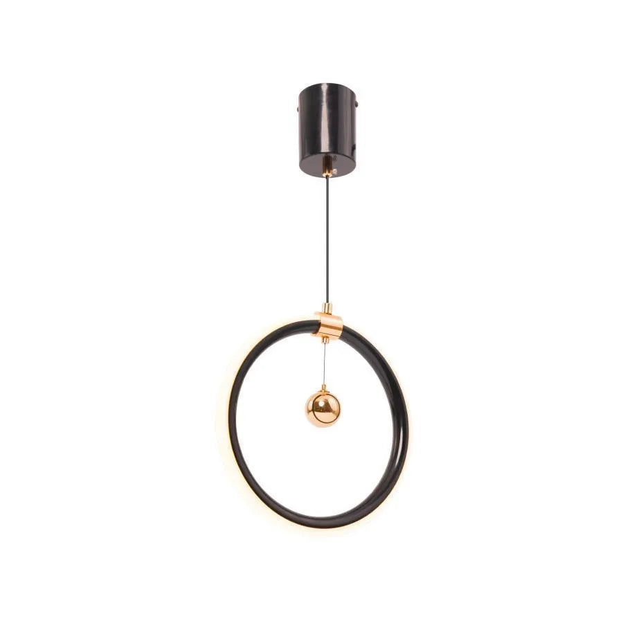 LED HAL, 24W, 2,4GHz, Dimable, Metal, Black and Golden