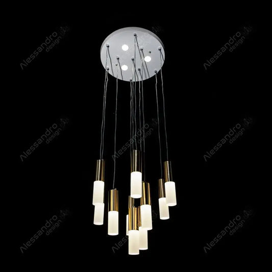 Margherita Pendulum, χρυσό, 80W, κρύο/ζεστό/ουδέτερο φως