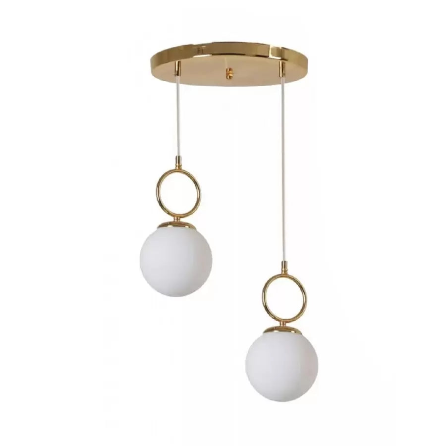 Pendul Mark 2x E27 Golden White