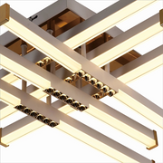Πολυέλαιος LED με Τηλεχειριστήριο LT178/6WH, 84W, 6 Στοιχεία, Κρύο/Ζεστό/Ουδέτερο φως, Ρυθμιζόμενο, Λευκό