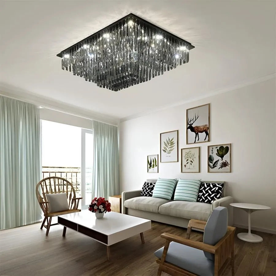 LED LED Crystal 57W, Xanthi, Silver