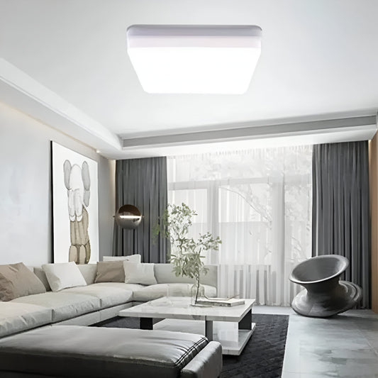 Η Cotena οδήγησε οροφή, 48W, White, IP.20, τετράγωνο