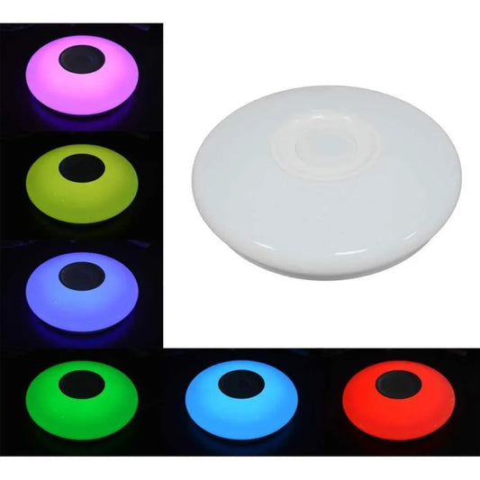 Η οροφή RGB οδήγησε με έξυπνο τηλεχειριστήριο με λευκή μουσική 24W