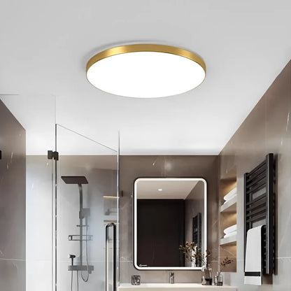 Φωτιστικό οροφής SOLIS LED 27cm 20W Cold Light Gold