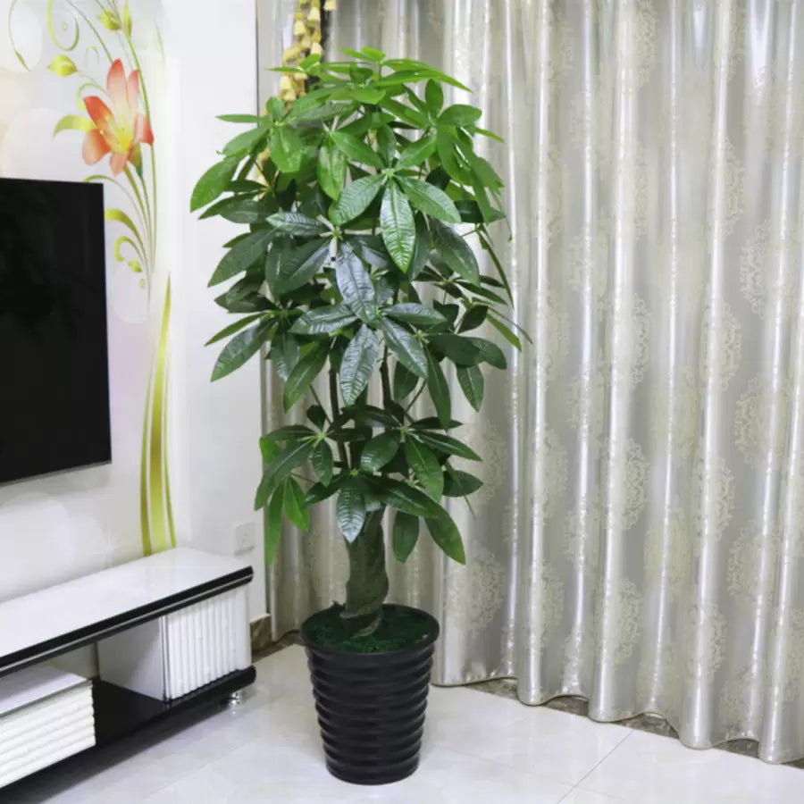 Τεχνητή φυτά Schefflera Arboricola, χωρίς γλάστρες, 150cm πράσινο