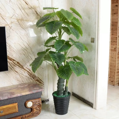 Τεχνητή φυτοφαρμάκως allocasia odora, χωρίς γλάστρες, 150cm πράσινο