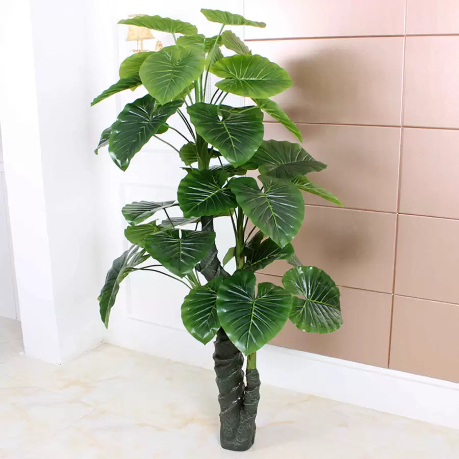 Τεχνητή φυτοφαρμάκως allocasia odora, χωρίς γλάστρες, 150cm πράσινο