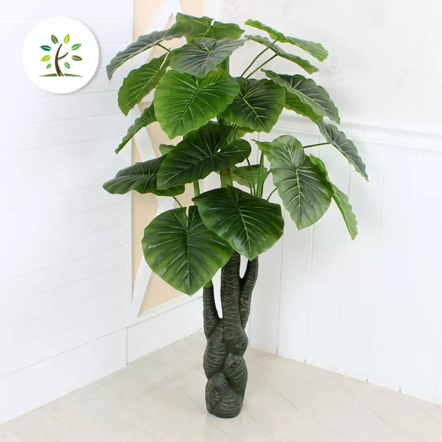 Τεχνητή φυτοφαρμάκως allocasia odora, χωρίς γλάστρες, 150cm πράσινο