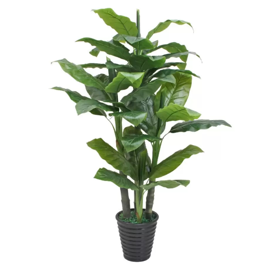 Ιαπωνικά Bananal Artificial Flant, 4 κλαδιά, αριθ. 180cm Green Pots