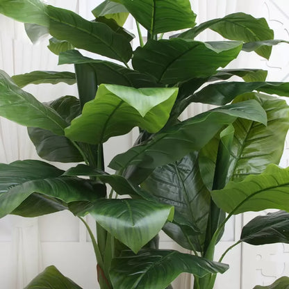 Ιαπωνικά Bananal Artificial Flant, 4 κλαδιά, αριθ. 180cm Green Pots