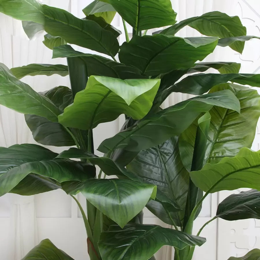 Ιαπωνικά Bananal Artificial Flant, 4 κλαδιά, αριθ. 180cm Green Pots