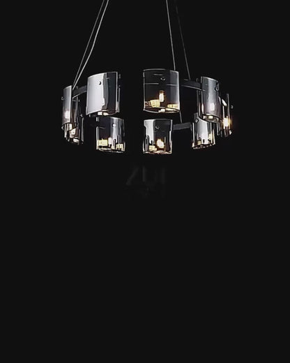 Crystal πολυέλαιος Mathew 9x E14 Black