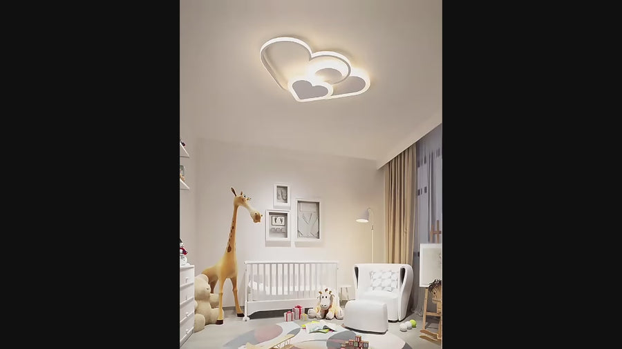 LED πολυέλαιος με τηλεχειριστήριο AMI, 50W, 3 καρδιά