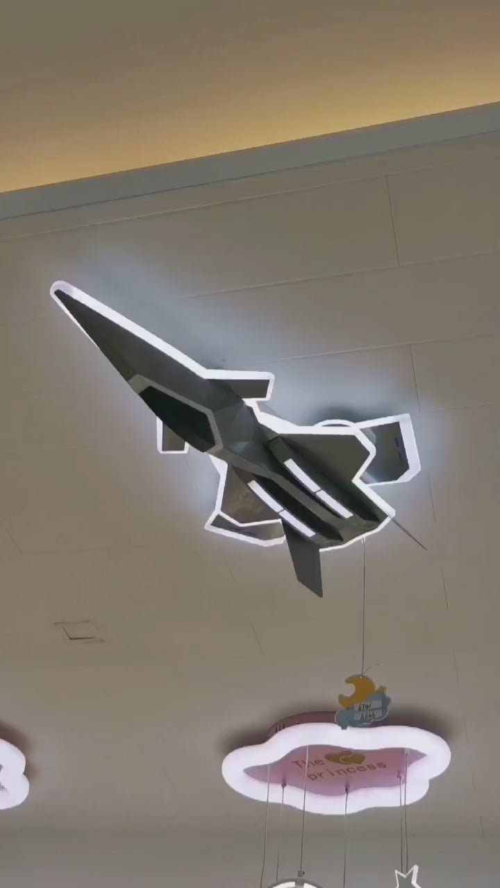 Πολυέλαιος LED FIGHTER, 101W, Κρύο/Ζεστό/Ουδέτερο φως, Ασημί