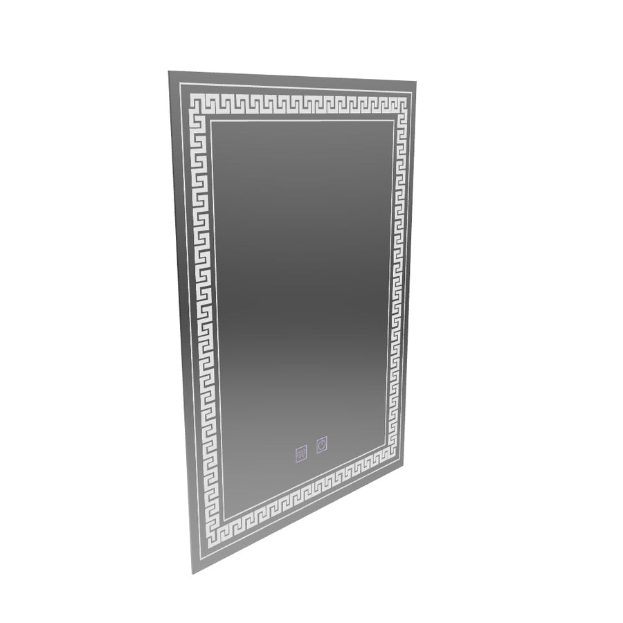 Rentagular LED Mirror 60x80cm Σύστημα απόψυξης Touch Touch Vivido