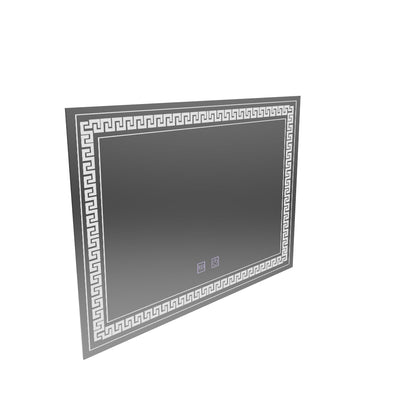 Mirror LED ορθογώνιο 80x60cm Vorice Touch System Disabling