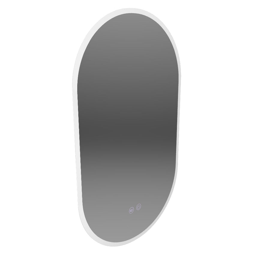 Oval LED Mirror 50x80cm Llexort Touch Deframe Dimable System