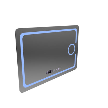 Mirror LED ορθογώνιο 110x75cm Eclat Motionglow Marcello Distamling System & Thermometer of Cosmetics Dimable