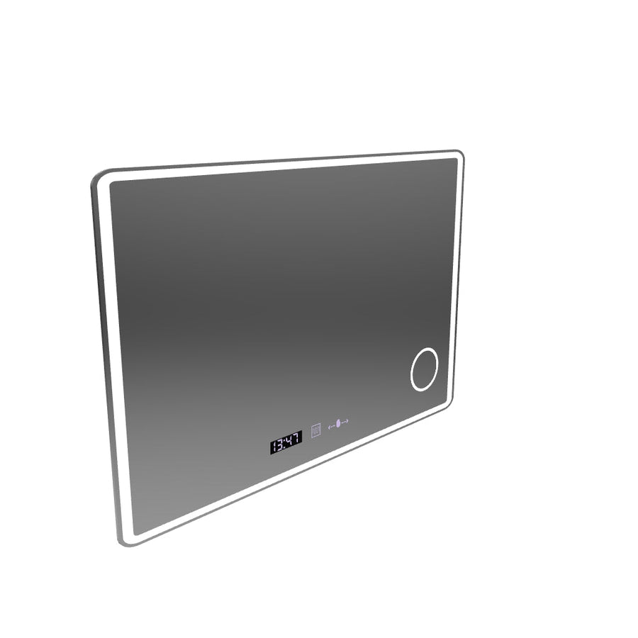 Mirror LED ορθογώνιο 120x80cm Aura Riflesso Poro Motionglow Marcello System Disability & Thermometer of the Caimity of the Cosmetic