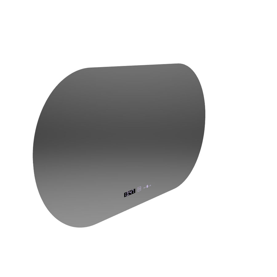 Οβάλ καθρέφτης LED, 80x50cm, Altera Marcello MotionGlow Sensor, Demister System, Clock & Thermometer, Dimmable