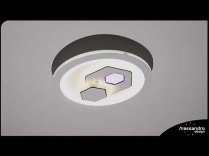 LED LED Kathleen, 16W, Hot/Neutral Light/RGB, White