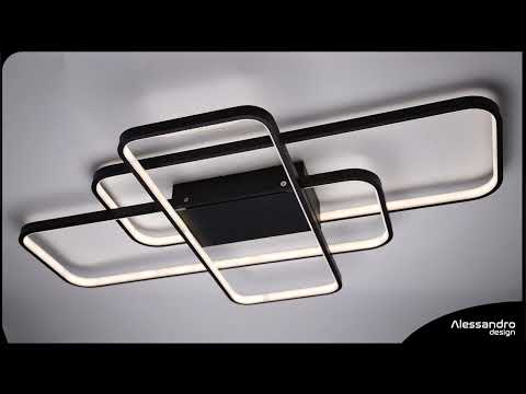 LED Lulus με αναδιαμορφωμένο άξονα 96W Dimable Black