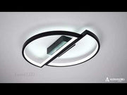 Πολυέλαιος LED με τηλεχειριστήριο VECTOR ARCUS 35W, 2 Στοιχεία, Κρύο/Ζεστό/Ουδέτερο φως, Ρυθμιζόμενο, Μαύρο