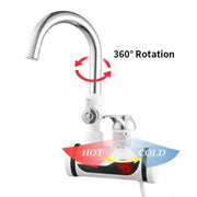 Instant Electric Tap για ζεστό νερό, οθόνη LCD, λευκό, LZ010LY