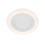 Στρογγυλό σημείο LED, 9W, 3000K/6500K, τρεις λειτουργίες, λευκό, λευκό
