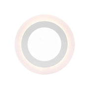 Στρογγυλό σημείο LED, 9W, 3000K/6500K, τρεις λειτουργίες, λευκό, λευκό
