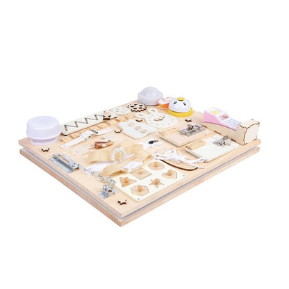 Montessori πολυλειτουργικό εκπαιδευτικό μαγνητικό τραπέζι με lovators, 8 carioci, ξύλο και πλαστικό