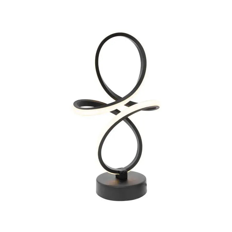 LED LAMP CECIA 30W ΠΛΕΥΡΟ/HOT/HOT/NEUTRAL Black Metal