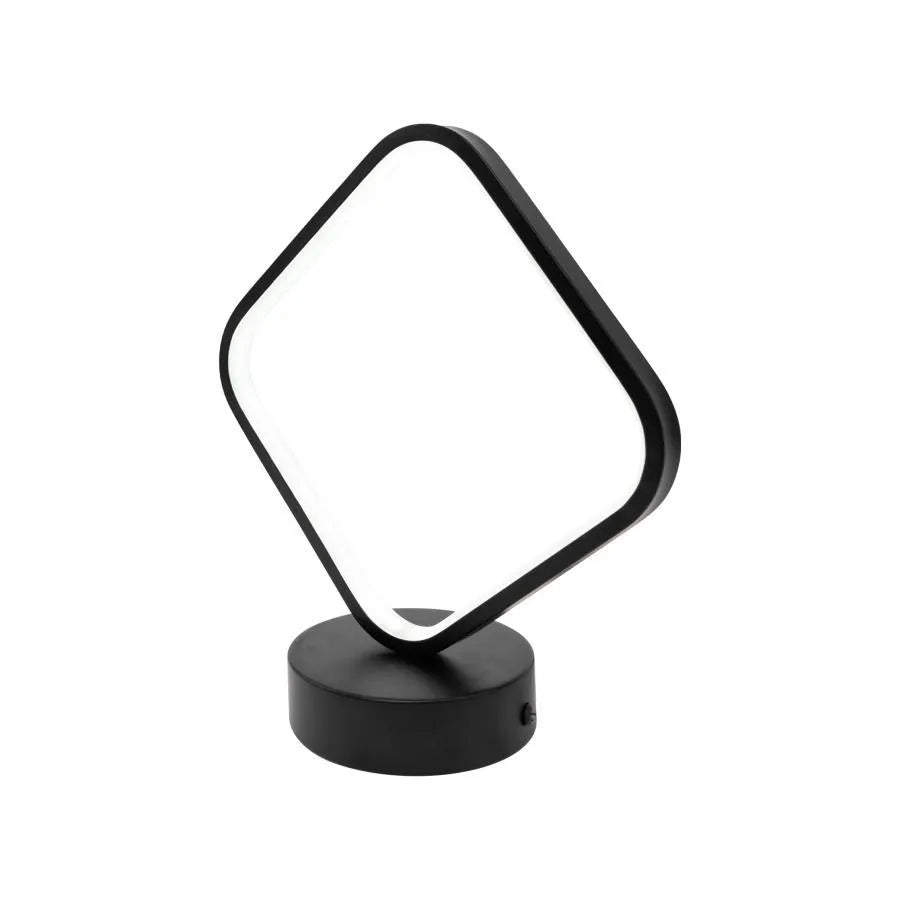 LED LED LAMP, 26W, 3000K/4000K/6000K, Metal and Acrylic, Black