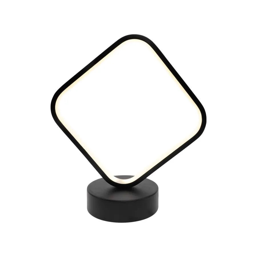 LED LED LAMP, 26W, 3000K/4000K/6000K, Metal and Acrylic, Black