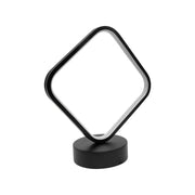 LED LED LAMP, 26W, 3000K/4000K/6000K, Metal and Acrylic, Black