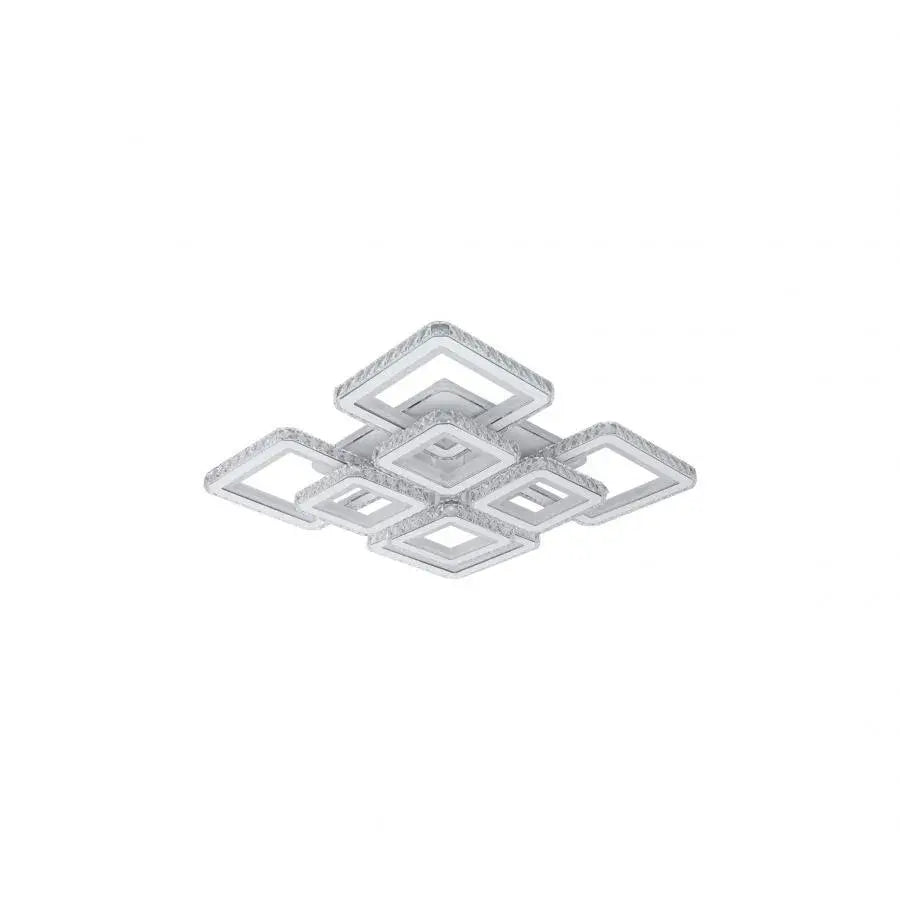 LED πολυέλαιος με τηλεχειριστήριο Leila, 362W, White, Daisy, RGB