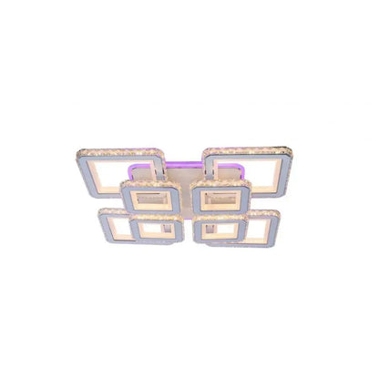 LED πολυέλαιος με τηλεχειριστήριο Leila, 362W, White, Daisy, RGB